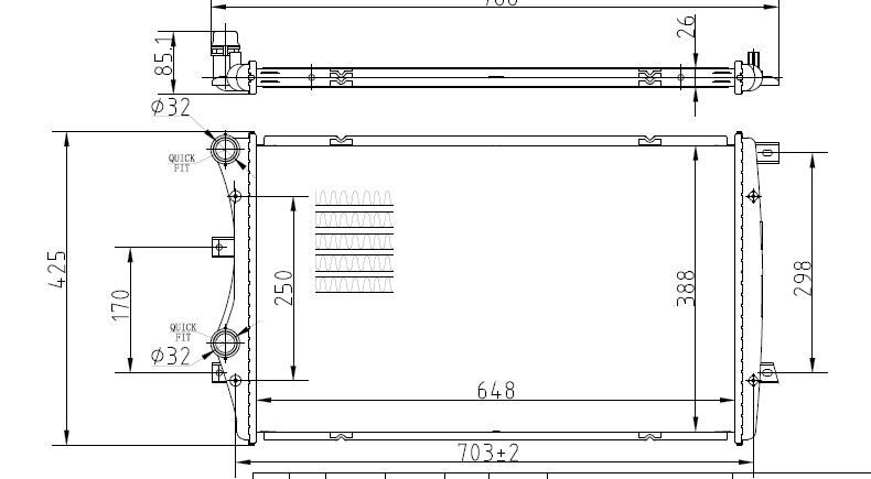 SU RADYATORU BRAZING (VW CADDY 04-11 GOLF 04-09  PASSAT 06-15  AUDI A3 04-08  SEAT LEON 06-13)