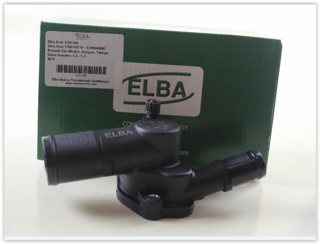 TERMOSTAT 89 C RENAULT CLIO II-III-IV SYMBOL I-II KANGO 97> TWINGO 96> DACIA SANDERO 08> LOGAN 04> 1.2