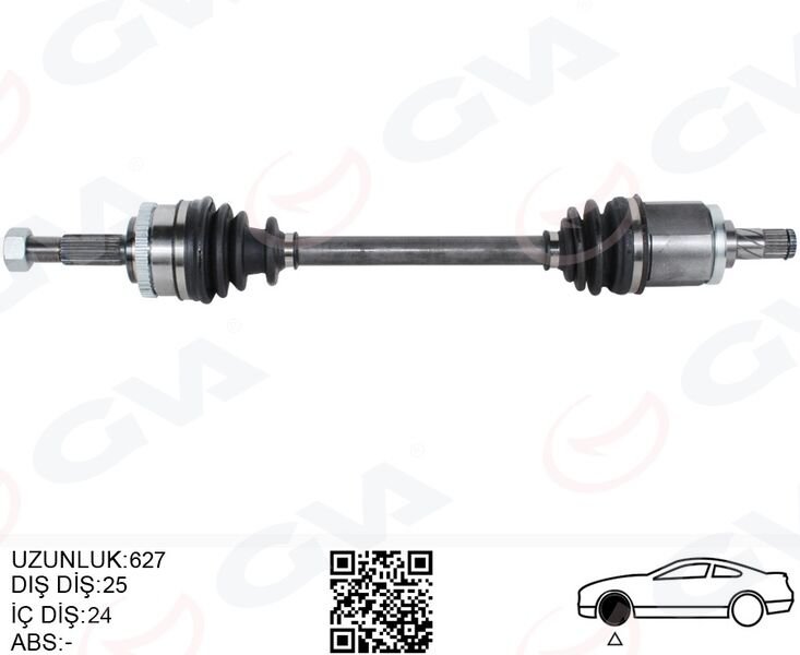 KOMPLE AKS SOL NISSAN ALMERA 1.5L QG15DE N16 02-> ABS Lİ