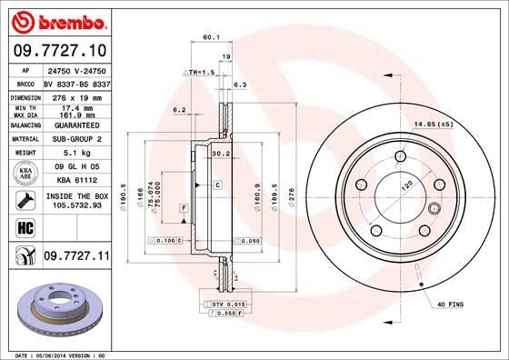 FREN DISKI ARKA HAVALI KAPLAMALI BMW E46 316/318/320/d-E36-3.23-3.28