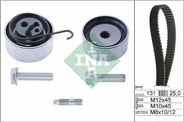 EKSANTRİK GERGİ KİTİ 131x250 ASTRA G-COMBO C-CORSA C-MERIVA A 1.7 CDTI Y17DT-Z17DTH-Y17DTL-Z17DTL