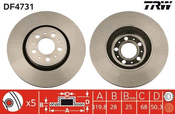 ON FREN DISK AYNASI HAVALI S60 00>10 S80 00> 10 V70 01> 10 XC70 02> 10 S80 I 00>06
