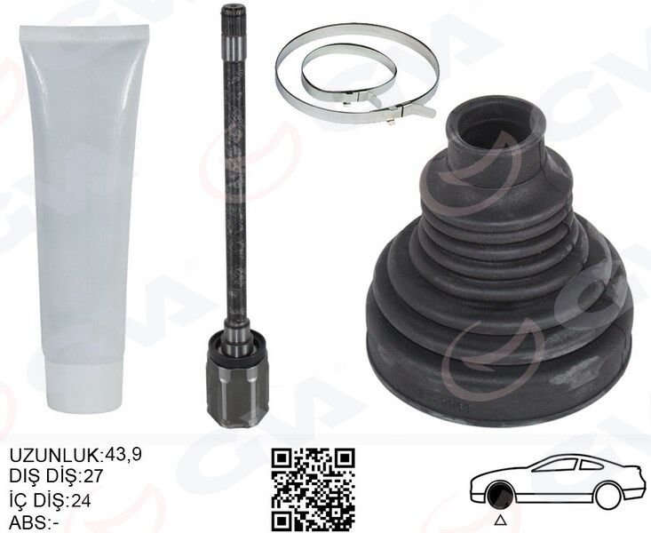 AKS MILI ÖN SAĞ BMW X5 E70 X6 E71 E72 SANZIMAN TARAFI UZUNLUK-> 567.5MM