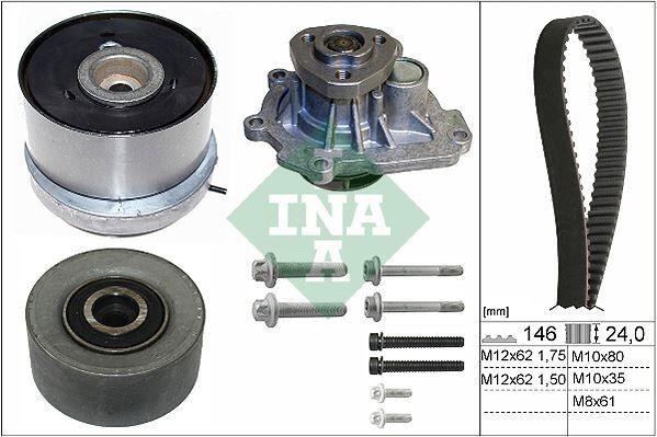 DEVİRDAİMLİ EKSANTRİK GERGİ KİTİ 146x240 ASTRA H-J-INSIGNIA-VECTRA C-CRUZE 1.6-1.8 Z16XEP-XER-A16LET-XER-B16XER 71739779-24405895-25195119-1334142