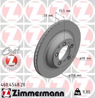 FREN DİSK ARKA PORSCHE TAYCAN 2019 > 358 MM - 28 MM