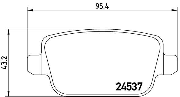 FREN BALATASI ARKA FORD MONDEO IV CA2 07>14 S-MAX 09> 06> S-MAX 09> KUGA I 08>12 GALAXY III 06> VOL VO S80 II 06> S80 07> V70 06> V70 07> XC70 06> . LAND ROVER FREELANDER II L359