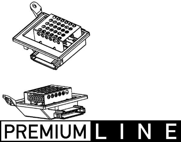 KLIMA FAN REGULATORU MERCEDES VITO W639 03>