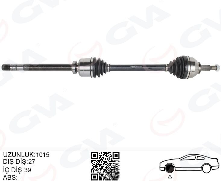ÖN AKS SAĞ RENAULT TRAFIC II 01>14 2.0dCi OPEL VİVARO 01>14 2.0CDTI