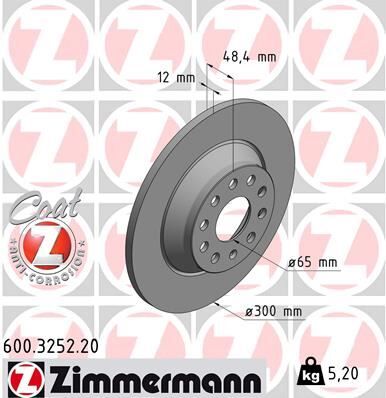FREN DİSKİ ARKA VW GOLF 7 13>20 ARTEON 17>20 PASSAT B8 15>20 TIGUAN 16>24 SKODA KODIAQ 16>SUPERB III 15>24 SEAT TARRACO 18>24 AUDI Q3 19> A3 14>20