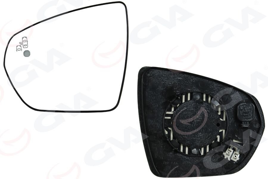 DIŞ DİKİZ AYNA CAMI SOL OPEL GRANDLAND 17> PEUGEOT P3008-P5008 16> CITROEN C5 AIRCROSS 18> ISITMALI KONVEKS BLIS Lİ