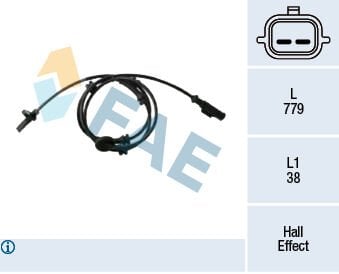 ABS SENSÖRÜ RENAULT ÖN SAĞ-SOL MASTER III 2.3 DCİ FWD-2.3 DCİ RWD-2.3 DCİ 100 FWD 10 >