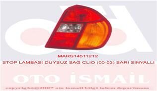 STOP LAMBASI DUYSUZ SAĞ CLIO 00-03 SARI SİNYALLİ