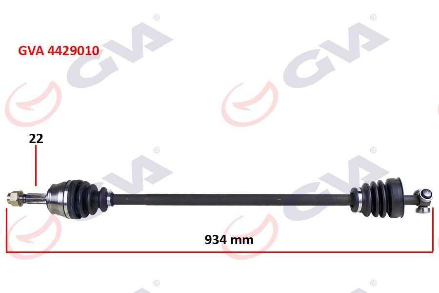 KOMPLE AKS SAĞ DOBLO 1.9D 01> 934mm