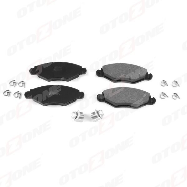 ÖN FREN BALATASI PEUGEOT P206 1.4 1.6 09/98> P306 1.4 1.6 5/93> KULAKLARI DELİKSİZ