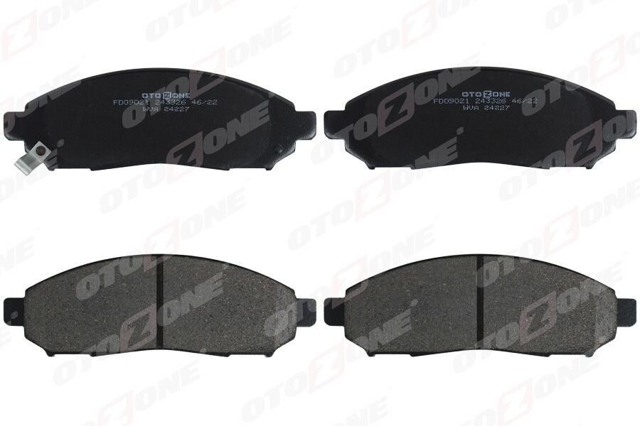 FREN BALATASI ÖN RENAULT KOLEOS 08> NISSAN NAVARA 2.5L YD25DDTi D40 4x2 4x4 10-> / PATHFINDER 2.5L YD25DDTi DCi R51 17MM