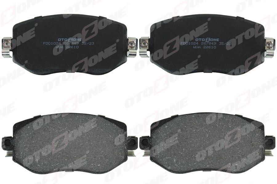 ÖN FREN BALATASI RENAULT MEGANE IV 15> TÜM MOTOR TİPLERİ G:129MM Y:58.4 MM K:18MM