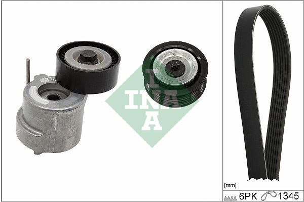 V KAYIŞ SETİ FIAT EGEA 15> 500L 14> ALFA ROMEO GIULIETTA 14> 1.6D MTJ 6PK 1345