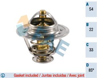 TERMOSTAT 85C CORSA B-C-ASTRA F-G-H-COMBO-VECTRA B 1.7 DTI-1.7 CDTI
