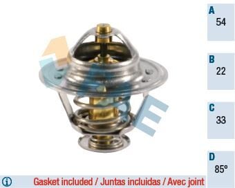 TERMOSTAT 85C CORSA B-C-ASTRA F-G-H-COMBO-VECTRA B 1.7 DTI-1.7 CDTI