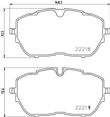 ÖN FREN BALATASI 330 mm ASTRA L 21> GRANDLAND 17> C5 AIRCROSS 18> 308 14> 3008 19> 508 18> DS4 21> DS7 19> DS9 20>