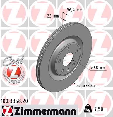 ARKA FREN AYNASI TOUAREG 3.0TDI 17> A4-A5 1.8 TFSI-2.0 TDI 08> A6 2.0 TFSI-2.8 FSI 11> 330x22x5xHVLI 986479750-986479C86-DF6175S