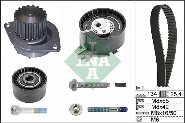 DEVİRDAİMLİ EKSANTRİK GERGİ KİTİ P206-207-307-308-PARTNER-C2-C3-C4-XSARA-BERLINGO 1.6-1.6 16V TU5JP4 DFM SUCCE 1.6 16V 09-13 TU5JP4