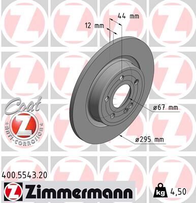 FREN DISKI ARKA MERCEDES W177 V177 W247 C118 X118 H247 295MM