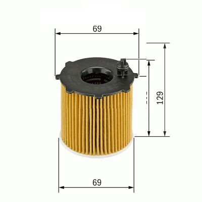 YAĞ FİLTRESİ VW TOUREG-AUDI Q7-A8 4.2 V8 FSI-AUDI A5 CABRİOLET 8T. 8F 4.2 FSI 354HP 07> HU7005x