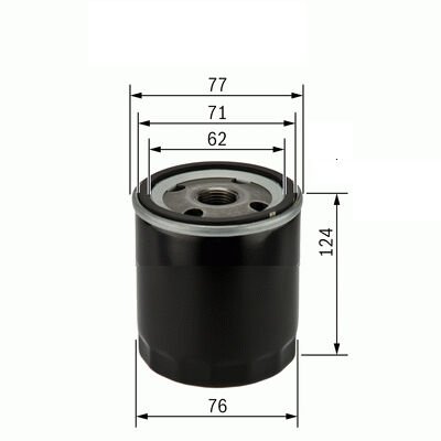 YAĞ FİLTRESİ FORD ESCORT/FOCUS/MONDEO/MAZDA 1.25-1.4-1.6 BENZİN UZUN TİP ESKİ MODEL