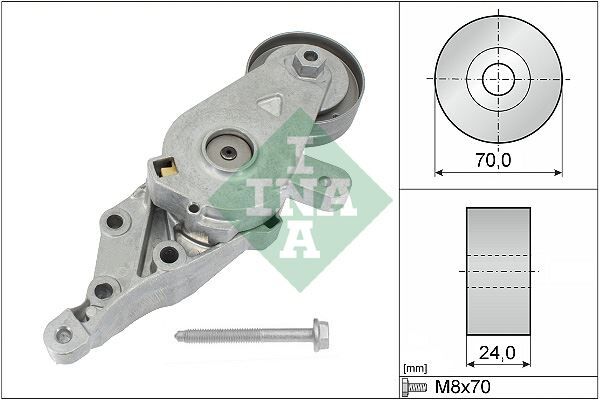 ALTERNATÖR GERGİ RULMANI KÜTÜKLÜ A3 1.9 TDI 96-01 BORA 1.9 TDI 98-05 70x24mm