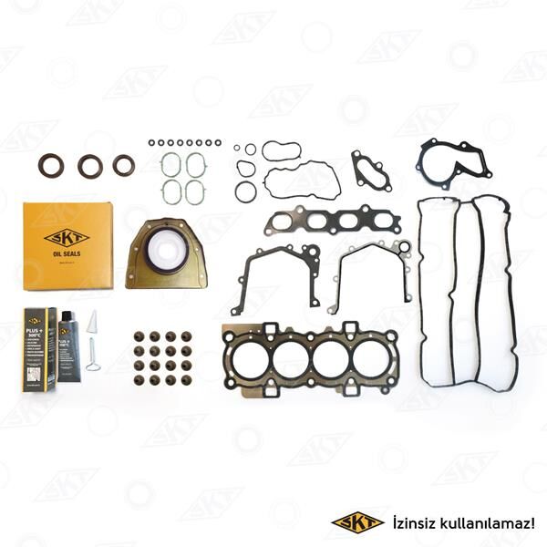 TAM TAKIM CONTA FİESTA VISİLİNDİR KAPAK CONTALI 1.4 16V97 HP 08> BENZİNLİ MOTORLAR