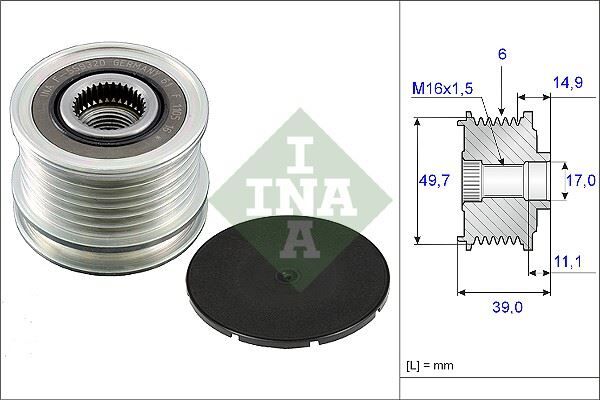 ALTERNATOR KASNAGI MERCEDES W203 W210 W220 W639 B901>B906