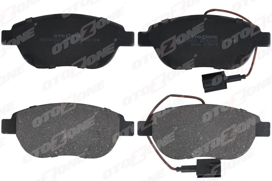 ÖN BALATA DOBLO 1.3-1.9 JTD 07>G.PUNTO 1.3 MJT 05>STILO 05>LINEA 07>BRAVO 07> 200mm 2 FİŞ GDB1483