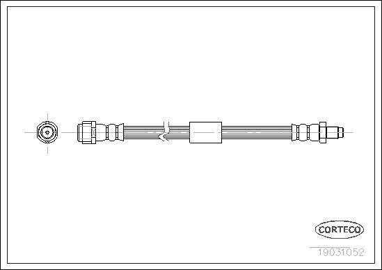 FREN HORTUMU ARKA MERCEDES ML-CLASS W163 98>05