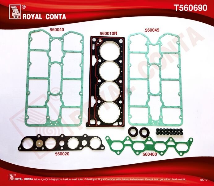 ÜST TAKIM CONTASI SKC KEÇE SUBAP LAS RENAULT MEGANE I 2.0 16V F7R