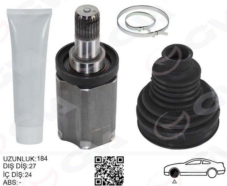 AKS MILI ÖN İÇ SOL BMW F20 F30 F32 F34 F36 F10 F12 F13 F06 F07 F01 E70 F15 E71 E72 xDrıve SANZIMAN TARAFI UZUNLUK-> 184MM