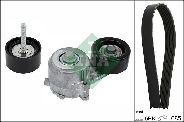 ALTERNATÖR GERGİ KİTİ 6PK1685 KAYIŞ ASTRA J-ASTRA K-INSIGNIA B-ZAFIRA C 1.6 A16XHT-A-B16SHL-SHT