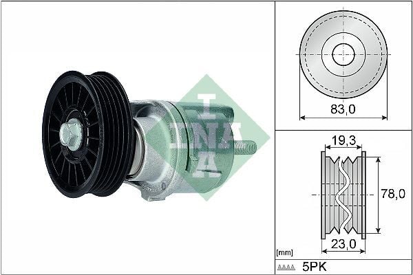 ALTERNATÖR GERGİ RULMANI GERGİ KÜTÜĞÜ PASSAT-A4-A6 1.9 TDI AFN-AVG-AHU
