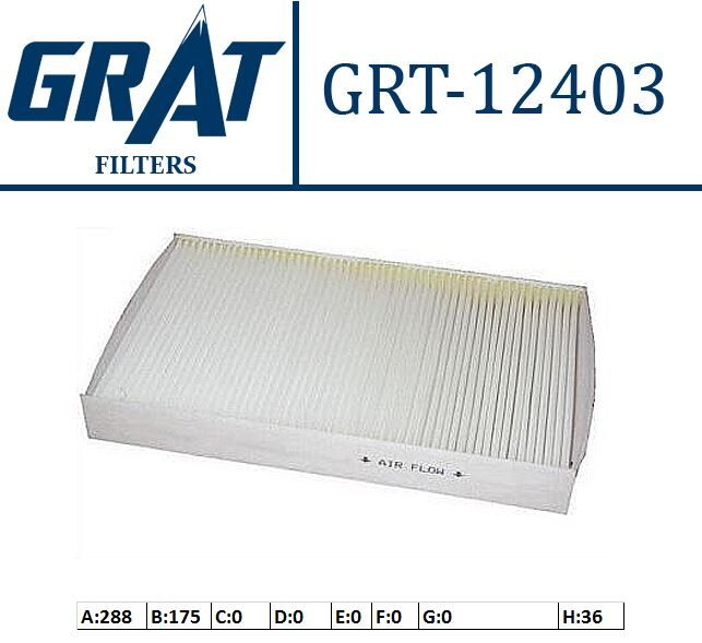 KABIN FILTRESI KANATSIZ ( PEUGEOT  307-308 / CITROEN  C2-C3-C4 )