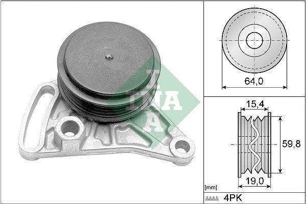 KLİMA GERGİ BİLYASI RULMANLI KÜTÜKLÜ PASSAT-A4-A6 1.6-1.8 - 1.9 TDI AEB-ADR-AWT-AFN-AVF