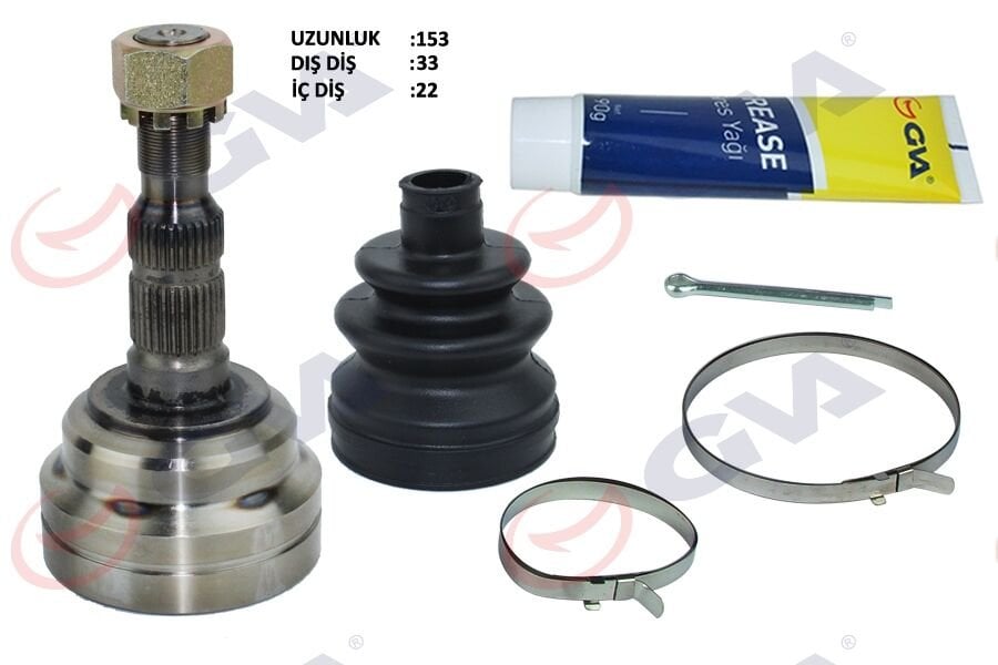 AKS KAFASI DIŞ ASTRA G-ZAFIRA A 1.4/1.6 16V 98-05 33x22x52 153.5mm