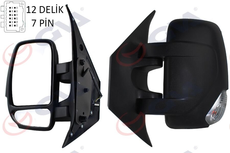 DIŞ DİKİZ AYNASI SOL MASTER-MOVANO 10> ELEKTRİKLİ ISITMALI SİNYALLİ KONVEKS SOL L VM-971EHL