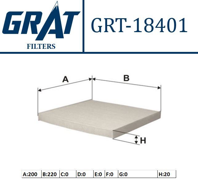 KABIN FILTRESI - (TOYOTA  COROLLA 03/07/AVENSIS 03/08 )
