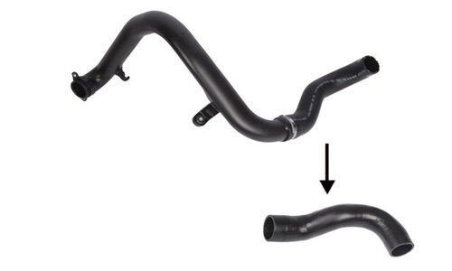 TURBO HORTUMU PLASTİK BORU HARİÇ OK İLE GÖSTERİLEN HORTUM FIAT BRAVO II 1.6 MJET 08>14