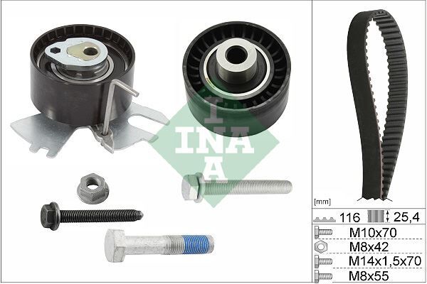 EKSANTRİK GERGİ KİTİ P308-P407-P508-P3008-P5008-C4-C5-DS4-JUMPY-SCUDO-CMAX-FOCUS-GALAXY 2.0HDI 10 >