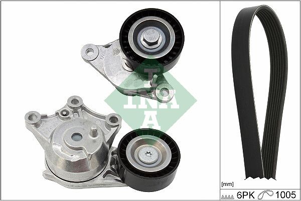 ALTERNATÖR GERGİ KİTİ 6PK1004-6PK1005 P208-P2008-P308-PARTNER-BERLINGO-JUMPY-C4-DS3 1.6 BlueHDI