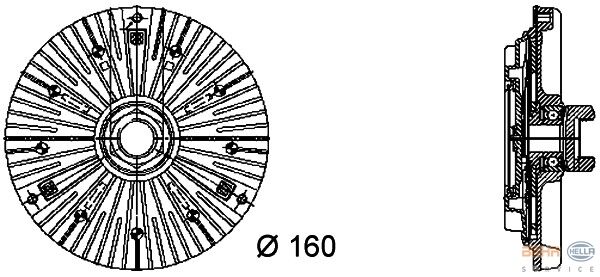 FAN TERMIGI BMW M41 M51 E30 E34 E36 TD TDS