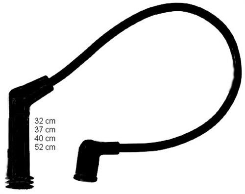 BUJİ KABLOSU HYUNDAI ACCENT 1.5L G4EK 95-00 1.3L G4EA enjeksiyonlu 01-> / GETZ 1.3L G4EA 03-05 / ATO S 1.0L 1.1L 06->