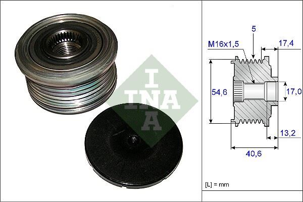 ALTERNATÖR KASNAĞI RENAULT CLIO II 01> SYMBOL 12> KANGOO 01> LOGAN 05> SANDERO 08> 1.5dCi
