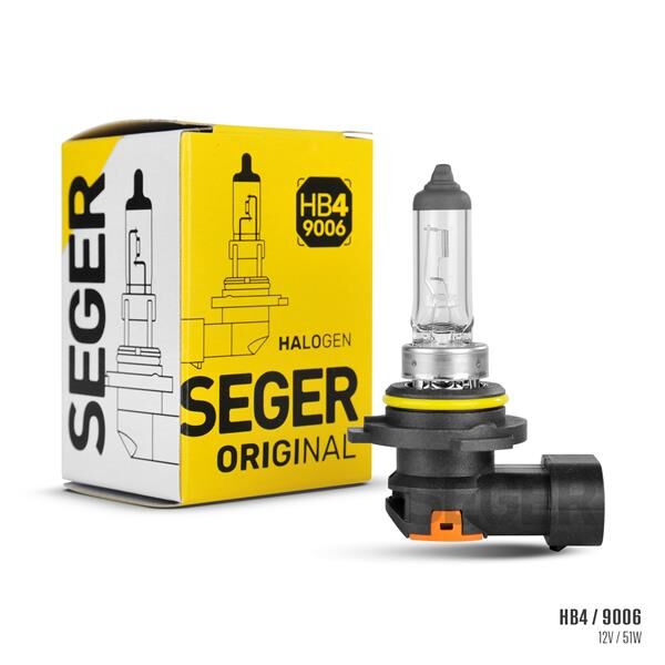 AMPUL HB4 9006 12V 51W P22D STANDART YENİLEME 3.500K STANDART IŞIK